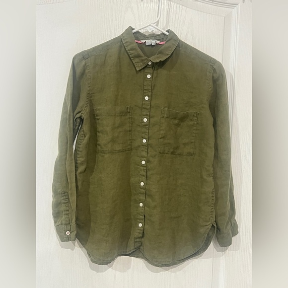 FINAL PRICE Boden Linen Button Down - Picture 1 of 9